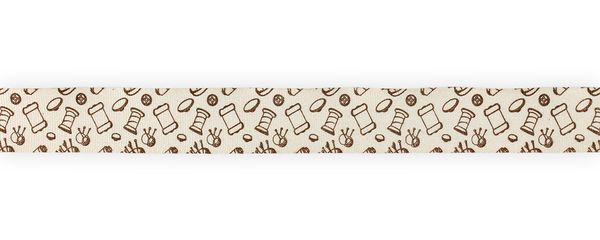 Лента хлопок с рисунком 16.0 мм / 5 шт по 3 метра, S12_001/098 Набор рукодельницы, CLP-161 Gamma