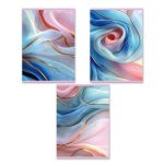 Тетрадь ученическая общая, A4 48 л. на скобе 65 г/м², белизна 100% 6 шт клетка, 01752 Нежный шёлк, Светоч Т152