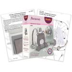 Набор для шитья игрушки Рюкзак "Любимый мишка" 19 см, Miadolla AC-0349