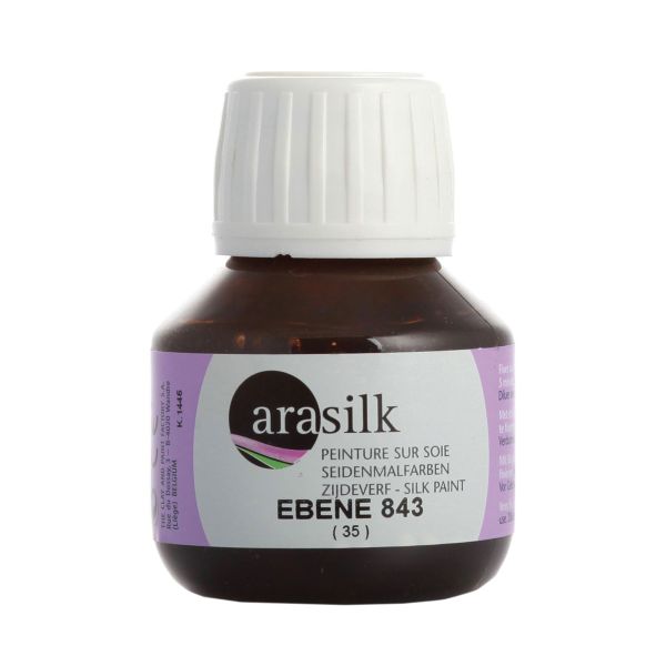 Краска для шелка H Dupont Arasilk, 50мл, 843 эбеновый