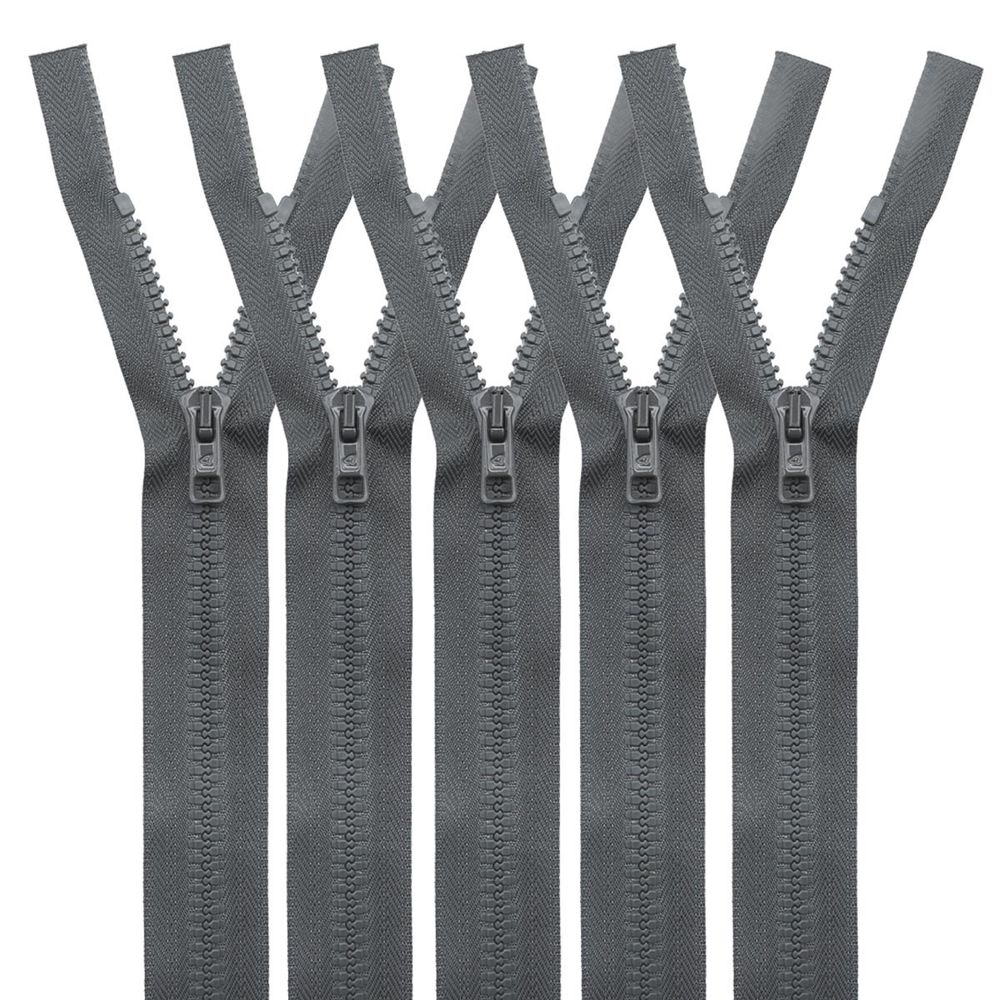 Молния трактор Arta Т6 (6 мм) 1 зам., разъем., 40 см, цв. 123 графит, уп.5 шт