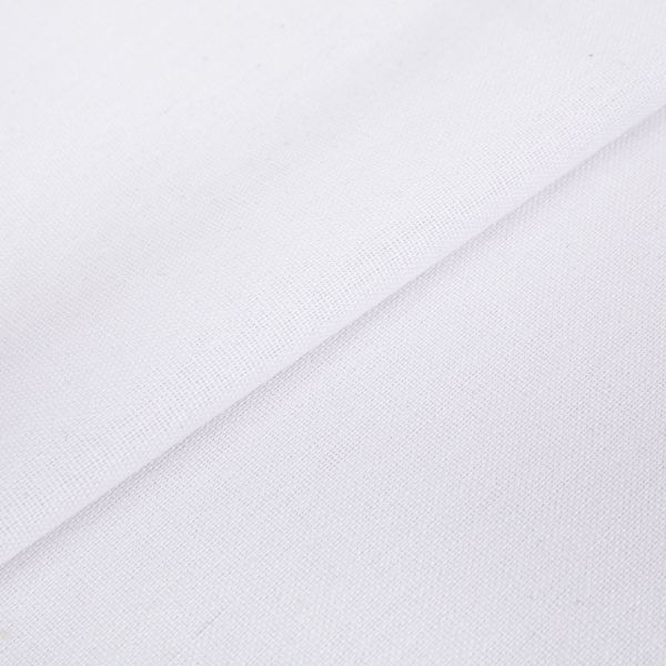 Льняная ткань 175±5 г/м², 150х140 см, №017 белый, Gamma 3070N