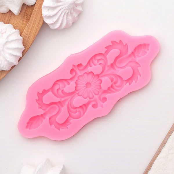 Молд 13х5,5х1 см, Лепнина цвет микс