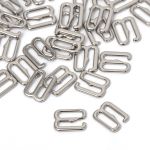 Крючки для купальника металл 8.0 мм, никель, 1000 шт