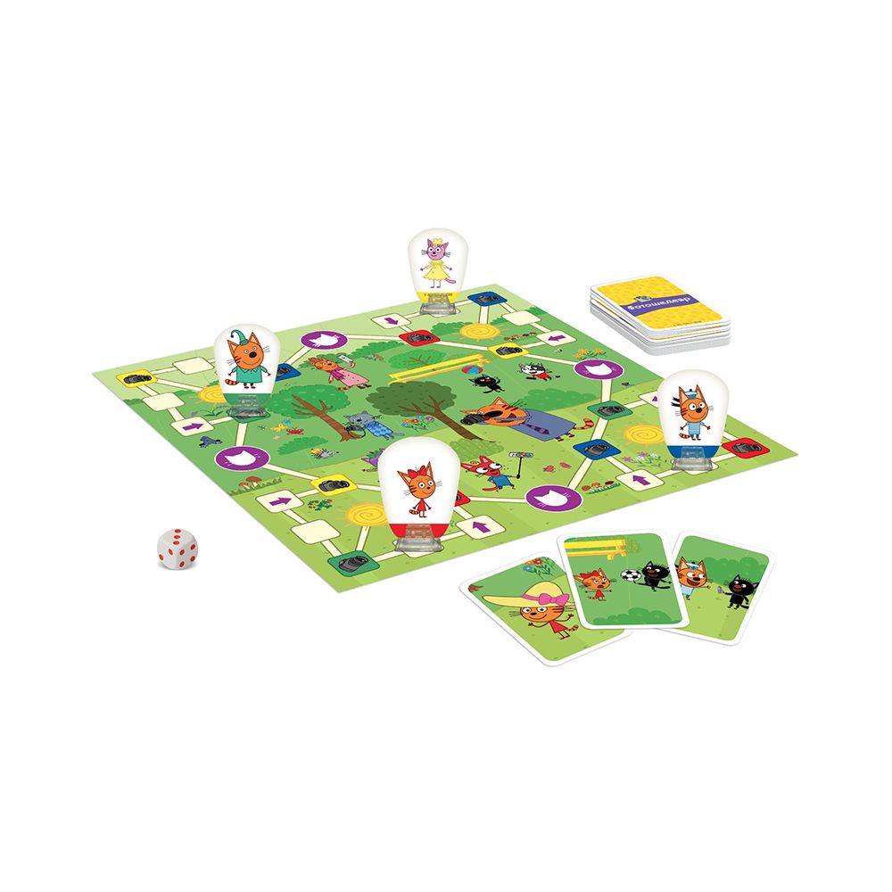 Игра настольная Три кота. Фотошедевр, Zvezda 8768