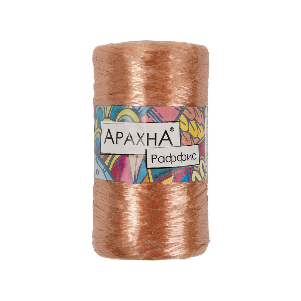 Пряжа Arachna Raffia / уп.5 мот. по 50г, 200м, 41 св.коричневый