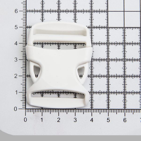 Фастекс (пряжка трезубец) пластик 30 мм, 50 шт, 1000 белый