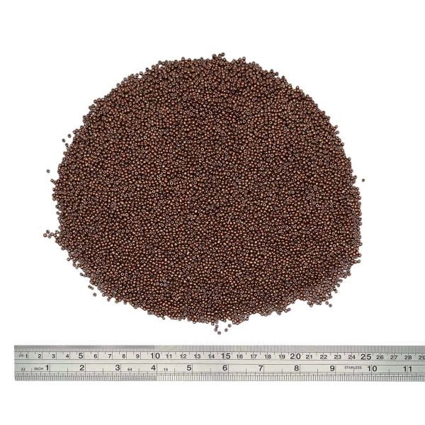 Бисер Astra&Craft 11/0 (2.1 мм), 500г, М904 коричневый/непрозрачный, матовый