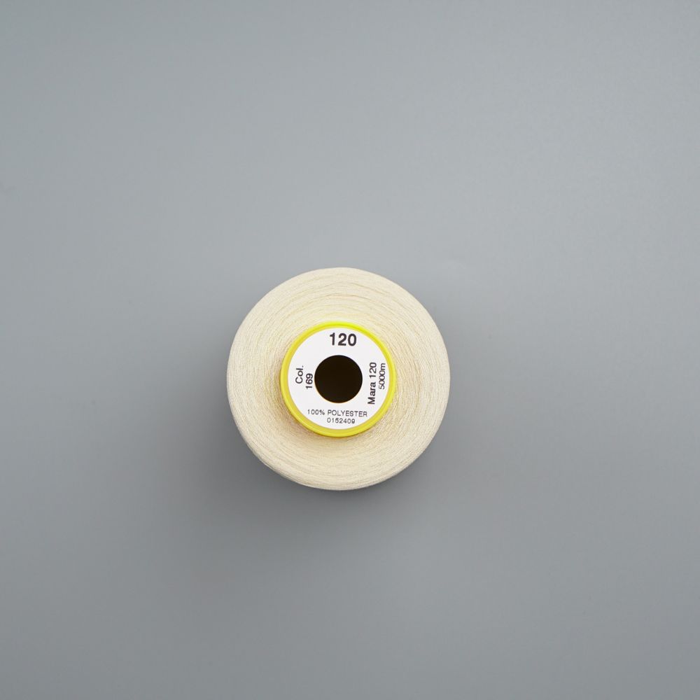Нитка универсальная Gutermann Mara 120/2, 5000 м, 700185, 169 пломбир, 1 катушка