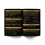 Тетрадь со справочным материалом Золотая коллекция, тиснение золотой фольгой, A5+ 48 л. на скобе 65 г/м², белизна 100 %, 10 шт, клетка, 01330 Золотая коллекция Физика, Светоч Т145