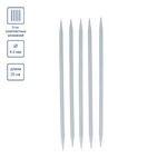 Спицы чулочные металл ⌀6.0 мм, 20 см, со спец. покрытием, Visantia VT5