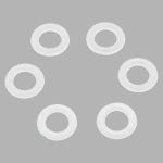 Кольцо уплотнительное под блочку ⌀8 мм (№5), пластик, 100 шт