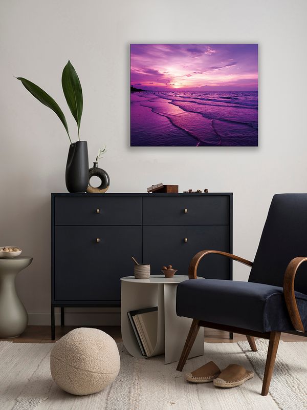 Картина по номерам Фрея PCF-27, на холсте с подрамником Лиловый закат, 50х40 см