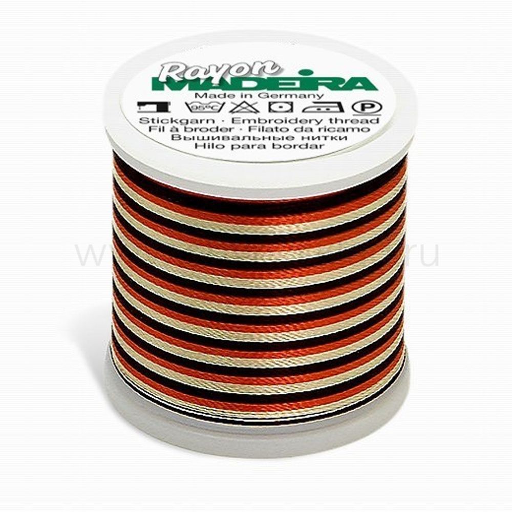 Нитки вышивальные Madeira Rayon №40, 200 м, цв. 2054, 9840, 5 катушек