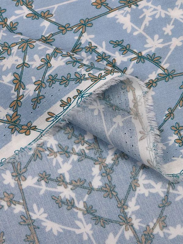 Штапель 90 г/м², 145 см / 25 метров, TBY Vi-E1326-3 цв.E1326-3