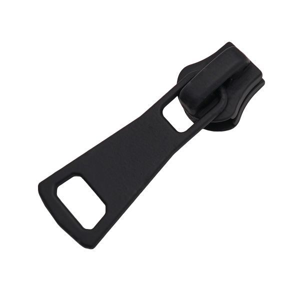 Слайдер (замок) для молнии трактор Т5 (5 мм), черная резина 34х14, 20 шт, ГЛТ9519