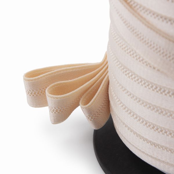Резинка бельевая (бретелечная) 15.0 мм / 50 метров, бежевый, (ML207.015)