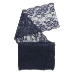 Кружево бельевое эластичное 180 мм / 13.72 м, цв. C147 т.синий