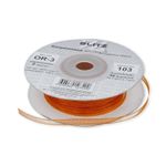 Лента капроновая (органза) _3.0 мм / 45.7 метров, 103 коричневый, Blitz OR-3