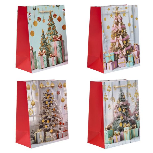 Набор подарочных новогодних пакетов, 