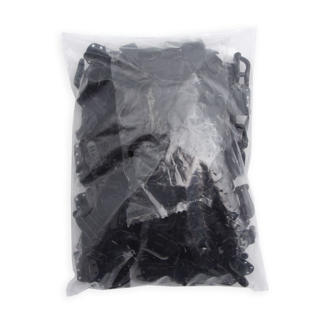 Крючок шубный PQ 45 мм, черный, PQ5201, 100 шт