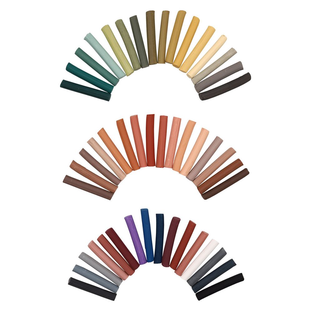 Пастель художественная набор 48 цв. Графика, картон, Soft, 0038