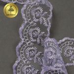 Кружево капроновое 45 мм / 9.14 м, TBS.30010 цв.021 (193) сиреневый, Kruzhevo