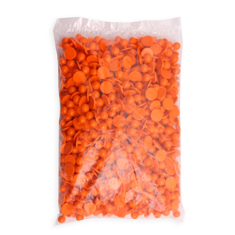 Пукля поварская, цветная, 10 мм (33 оранжевый) П-10, 500 шт