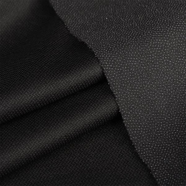 Дублерин эластичный 62 г/м², черный, шир.150см, 100м