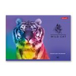 Альбом для рисования 100 г/м², A4 29х20.5 см, 48 л. на скобе, 5 шт, 000268 Большие кошки, Светоч 48АЛСК4_1_3_9