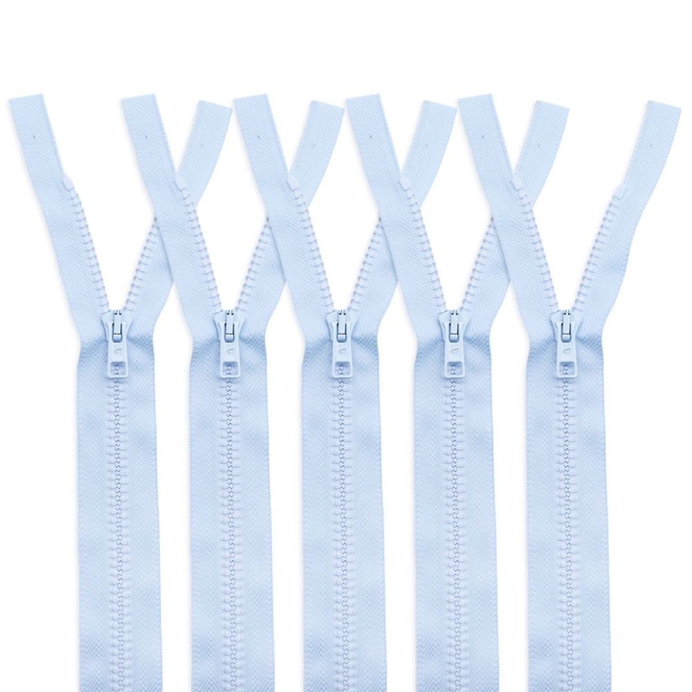 Молния трактор Arta Т6 (6 мм) 1 зам., разъем., 75 см, цв. 104 голубой, уп.5 шт