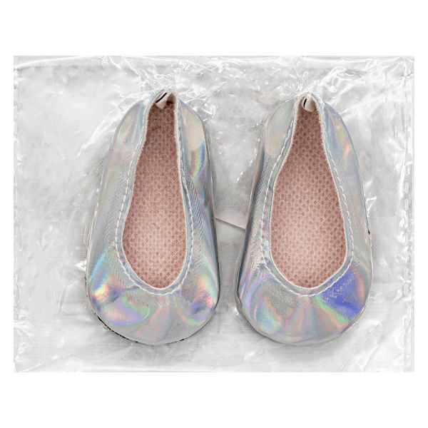 Туфельки 7х4х3см, пара (серебряный), DSS8261