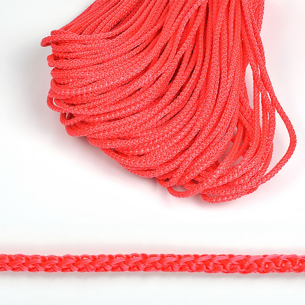 Шнур полипропилен круглый 3.0 мм / 100 метров, красный
