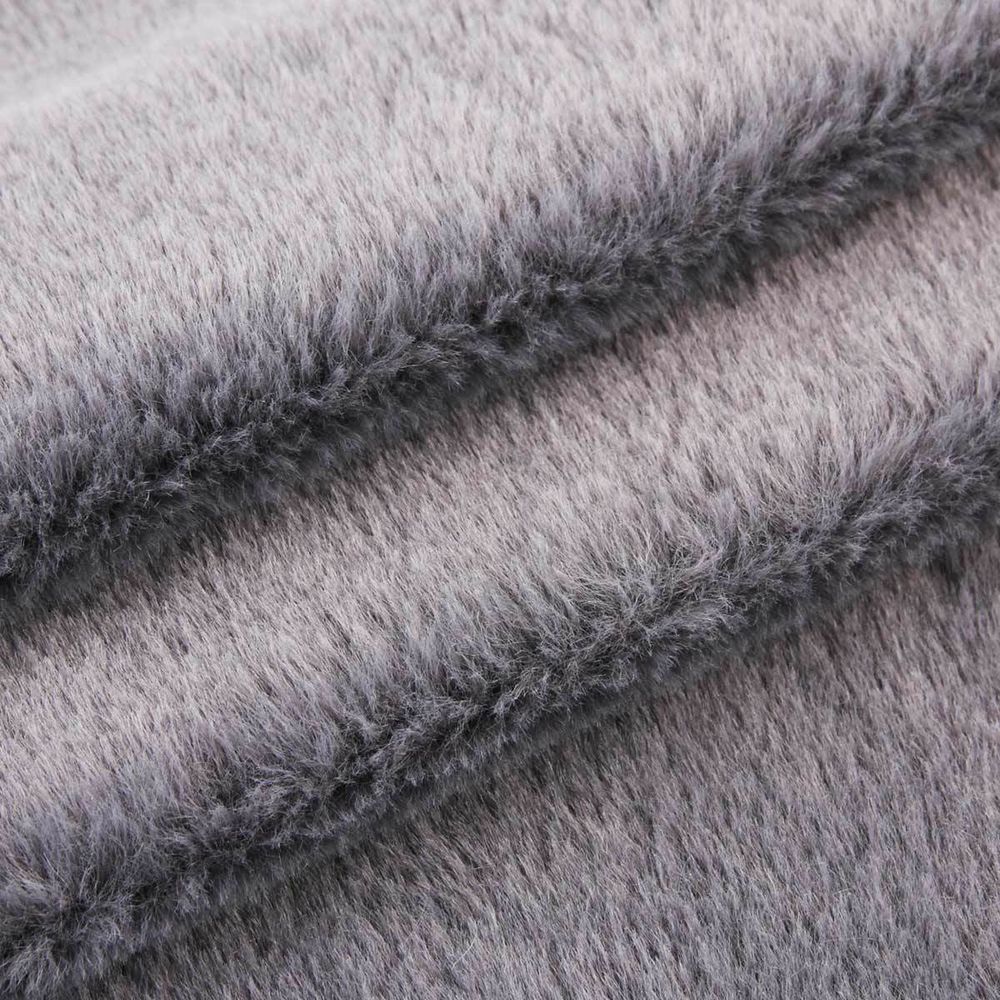 Мех "Кролик" ворс 8мм, 48 смх50 см, т.серый