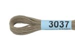 Мулине Gamma 100% хлопок, цв.3037 хаки, 24 мотка по 8 метров