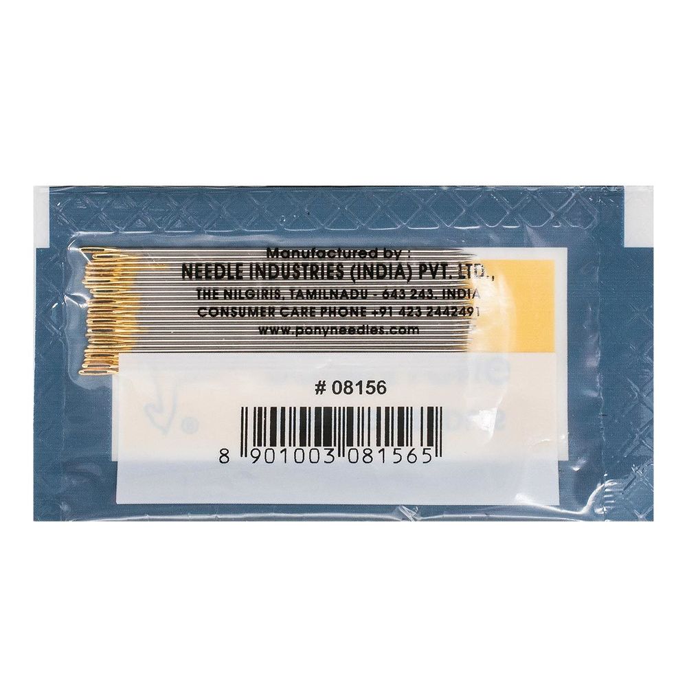 Иглы ручные цыганские №6, 25 шт, Pony