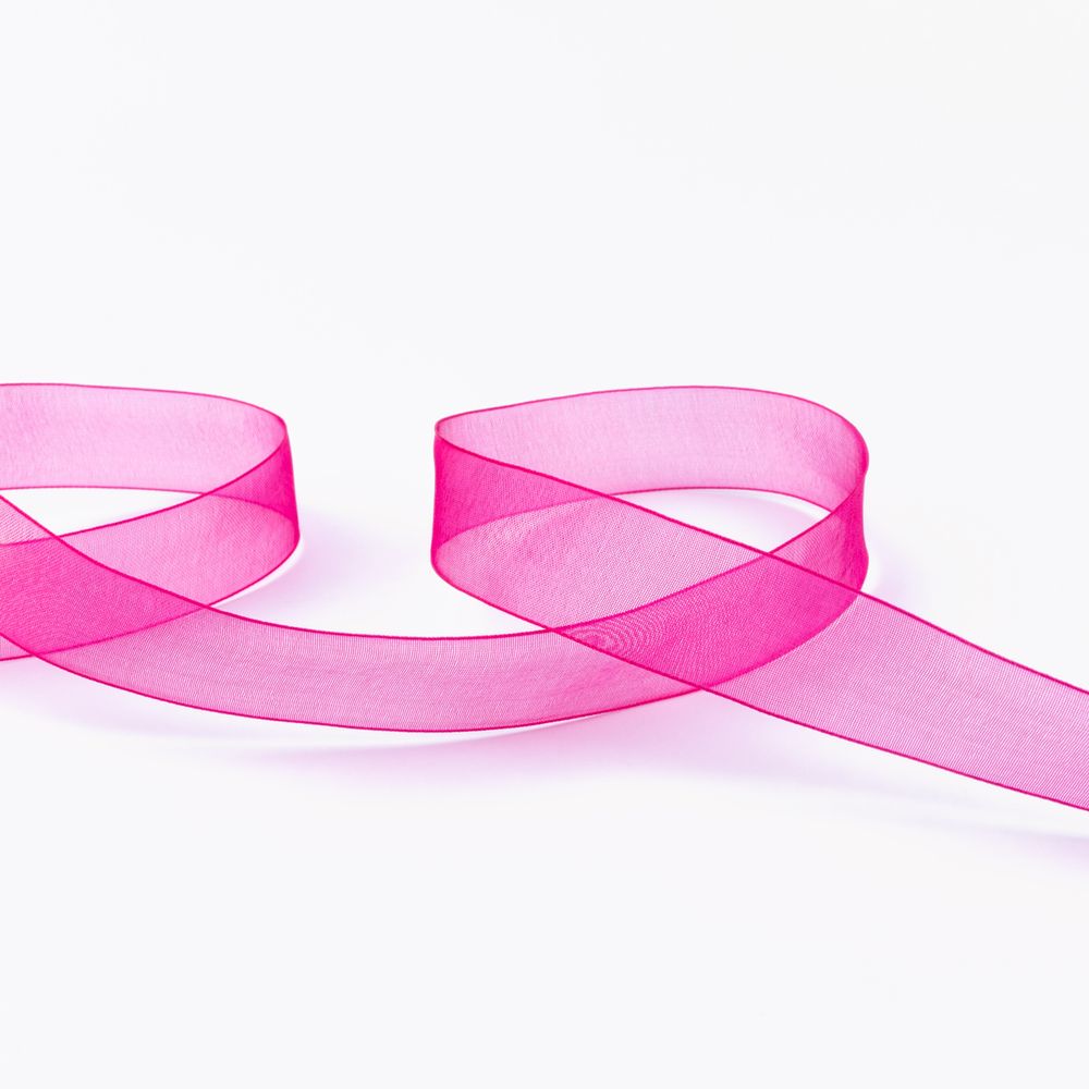 Лента капроновая (органза) 20.0 мм / 22.8±1 метра, 118 малиновый, Blitz OR-20