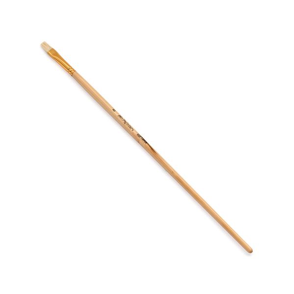 Кисть щетина №08 плоская, 5 шт, длинная ручка, 08, Mr.Painter BBR 134-08