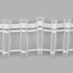 Лента (тесьма) шторная: сборка параллельная (1:4) 55 мм / 50 метров, равномерная