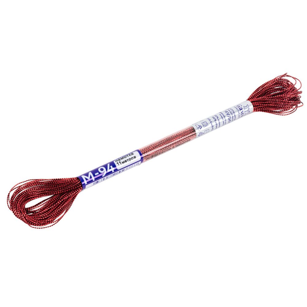 Мулине Gamma металлик JT 12 мотков по 11 метров, M-94 красный, Gamma MOULINE