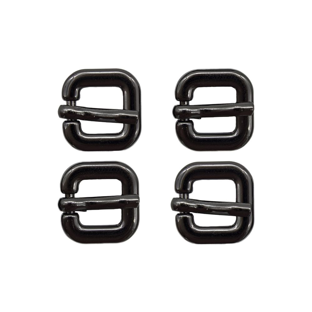 Пряжка мини С3201, 11х11мм, т.никель, уп, 4 шт /TOS/