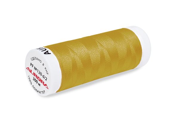 Нитки для креативных работ Aurora №120, 300 м, цв. PF562, 5 катушек
