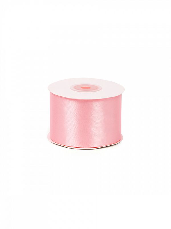 Лента атласная 1-сторонняя 50.0 мм / 22.5±1 метра, 3053 св.розовый, Magic4Hobby