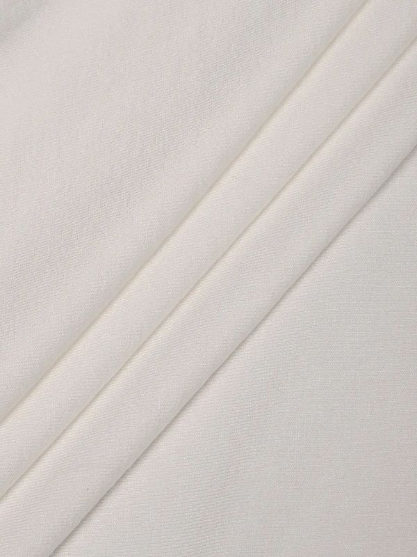 Вискоза трикотажная 240 г/м², 180 см / 1 метр, TBY.023709, белый теплый