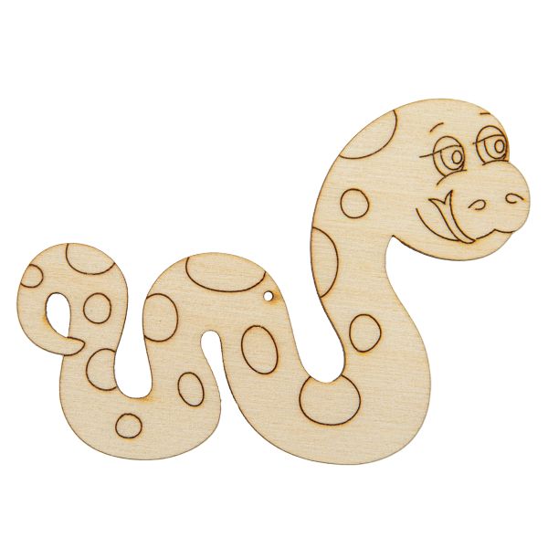 Подвеска Змея фанера 9х7х0.3 см, 04, Mr.Carving ВД-1258