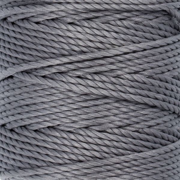 Нитки для кожи вощёные (полиэстер) 40 м, 013 св. серый, LC-006, Промысел