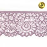 Кружево эластичное (стрейч) 90мм YSTL00839/N, цв.L620 морской туман уп.25м, Kruzhevo