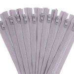 Молния трактор Arta Т6 (6 мм) 1 зам., н/раз., 18 см, цв. 079 св.серый, уп.10 шт