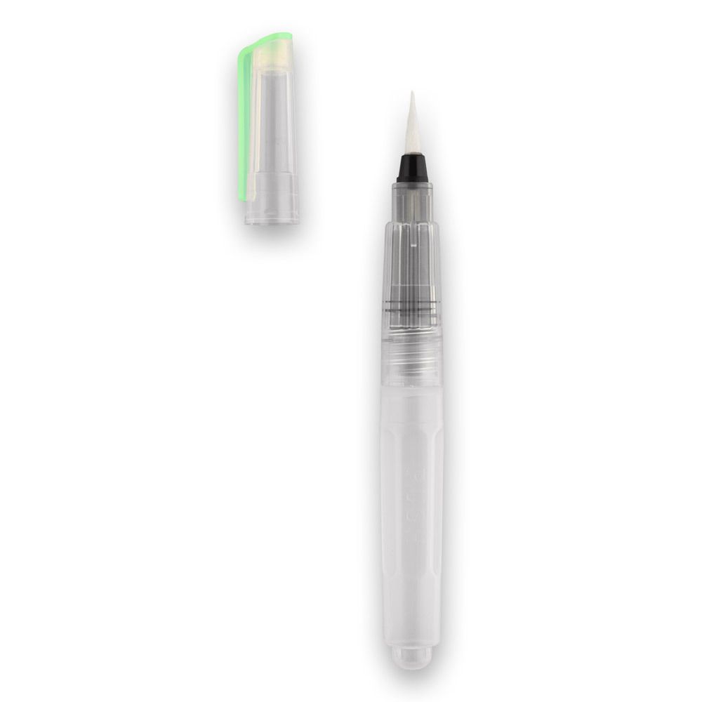 Кисть синтетика водяная кисть круглая 5 шт, короткая ручка, средняя, Vista-Artista VWB-02
