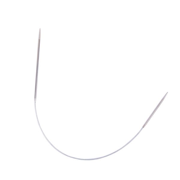 Спицы круговые металл ⌀2.0 мм, 25 см, 1 шт, с металлической леской, Gamma MNF